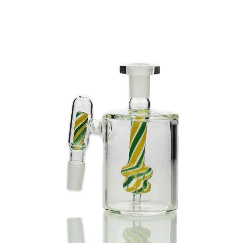 Ash Catcher Reversal Glass 14mm Doble Filtro Smokerolla