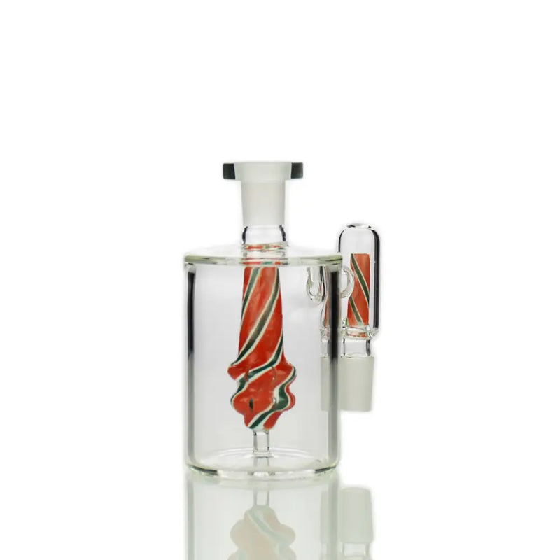 Ash Catcher Reversal Glass 14mm Doble Filtro Smokerolla