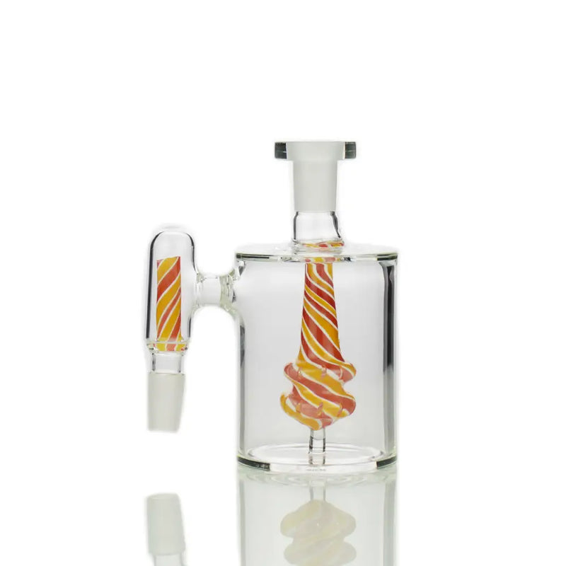 Ash Catcher Reversal Glass 14mm Doble Filtro Smokerolla