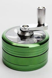 Infyniti aluminium herb grinder with handle 3 parts_5