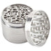 Metal herb grinder with compartments and sharp teeth for the best weed grinders experience