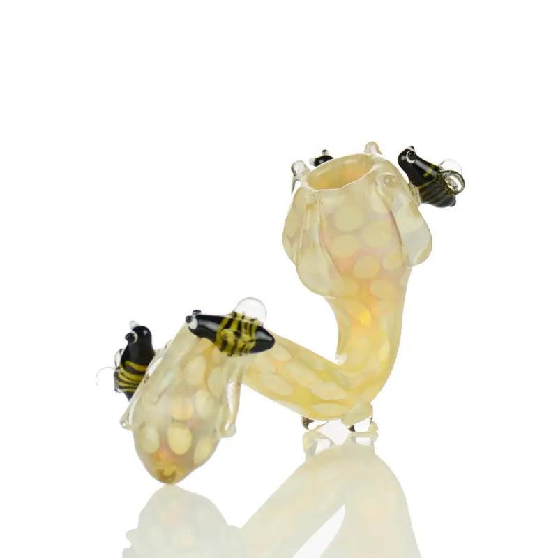 Pipa Sherlock Honeycomb con Abejas 6" - Pipa de Mano
