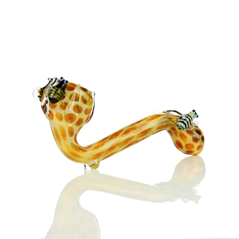 Pipa Sherlock Honeycomb con Abejas 6" - Pipa de Mano
