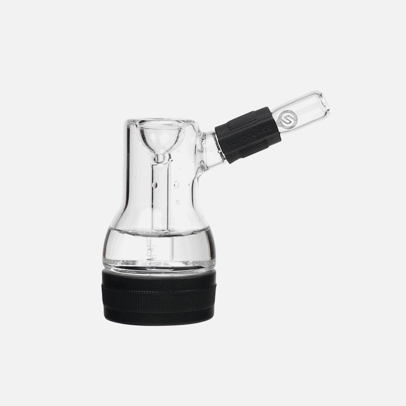 Bubbler SOFTGLASS Core en Vidrio con Protección de Silicona