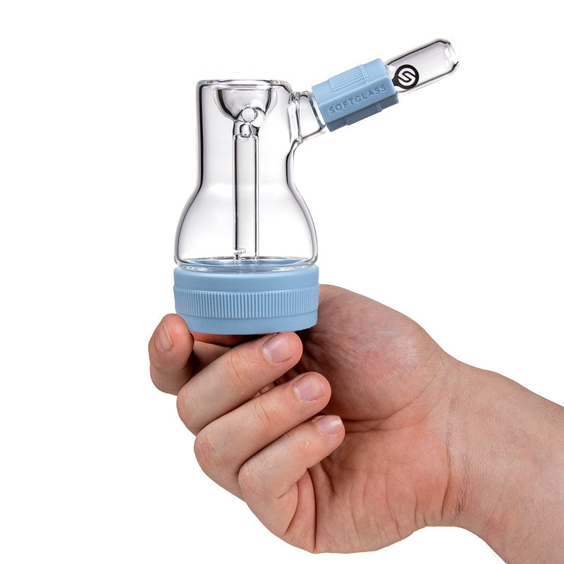 Bubbler SOFTGLASS Core en Vidrio con Protección de Silicona