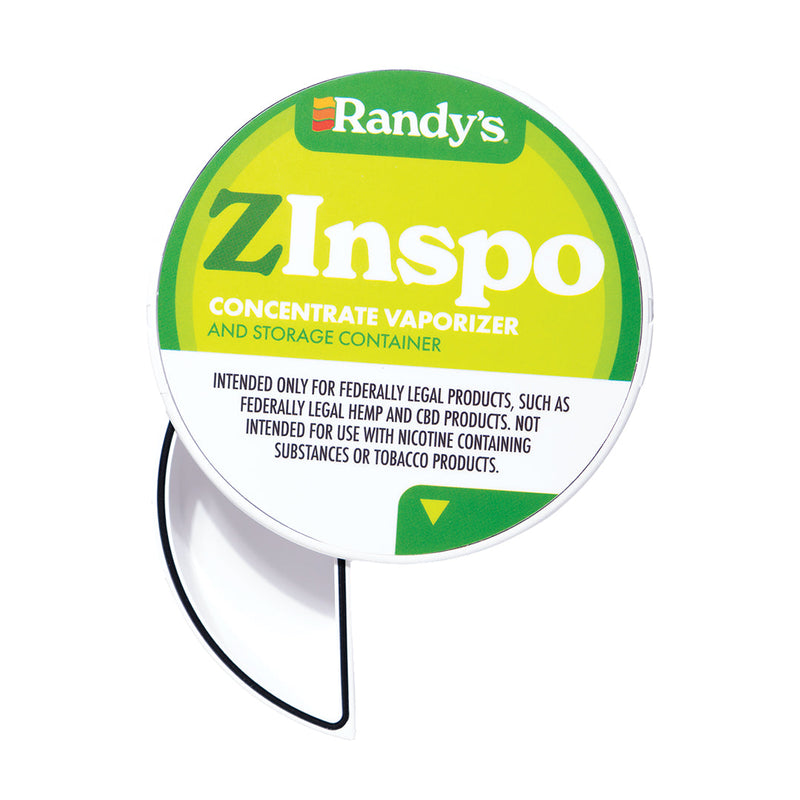 Vaporizador de Cera Randy's Zinspo con Almacenamiento
