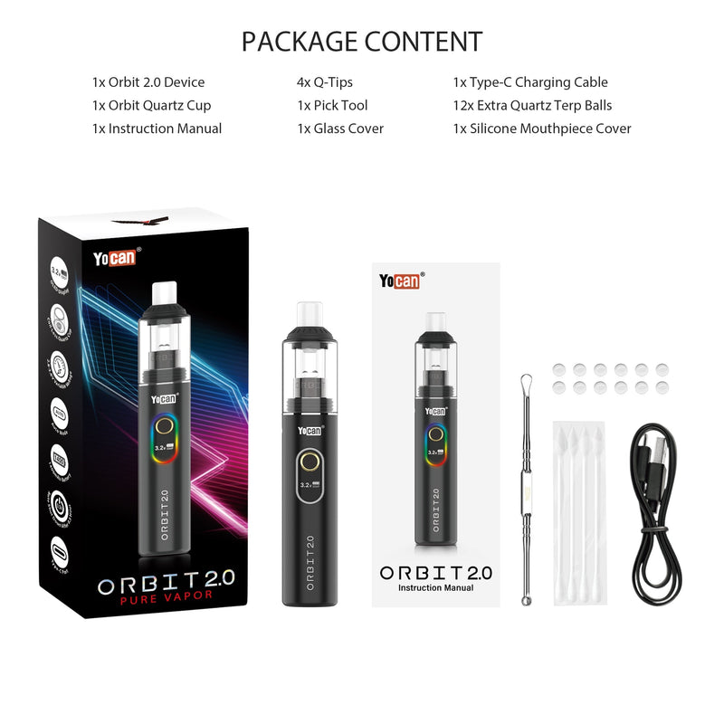 Vaporizador de Cera Yocan Orbit 2.0 Dab Pen 1400mAh