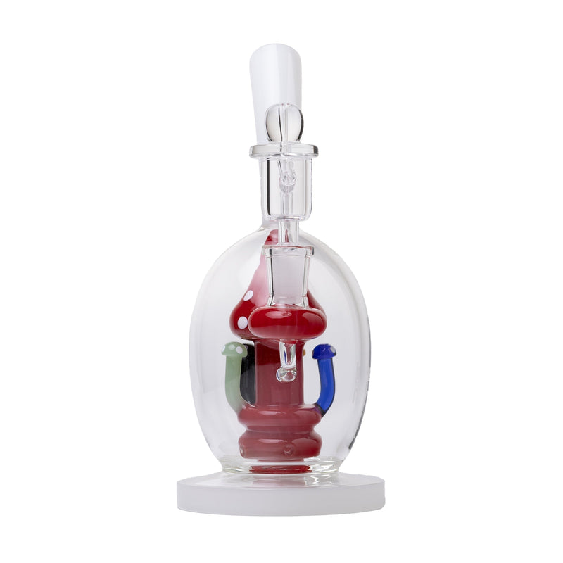 Dab Rig Artisan con Mushroom Perc en Vidrio