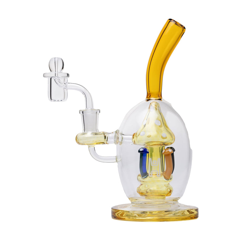 Dab Rig Artisan con Mushroom Perc en Vidrio