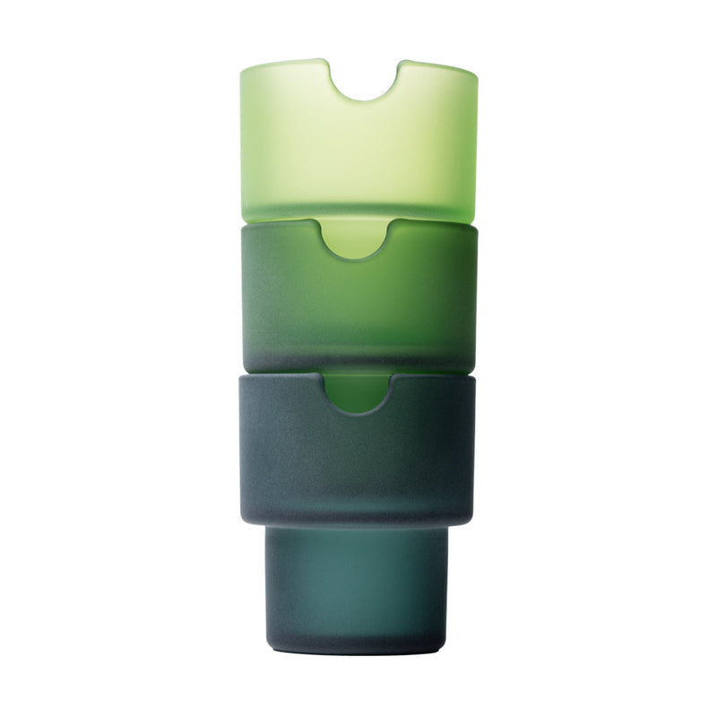 Cenicero de Vidrio Apilable NWTN Home (Set de 3)