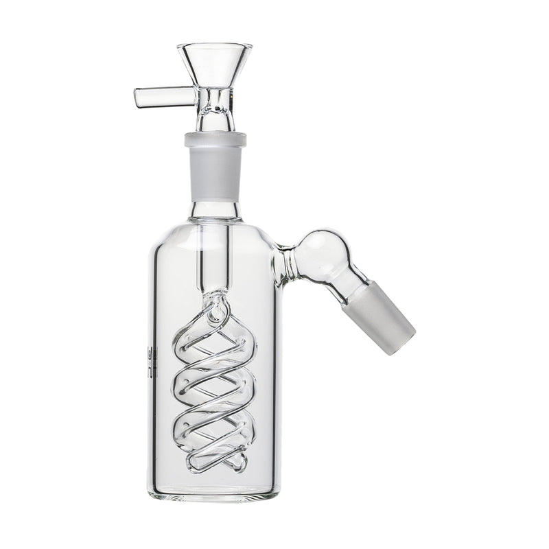Ash Catcher Spiral Perc con Flower Bowl 14mm Human Grade