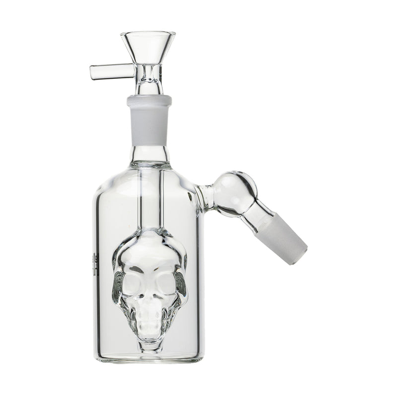 Ash Catcher Skull Perc de Vidrio Human Grade para Bong