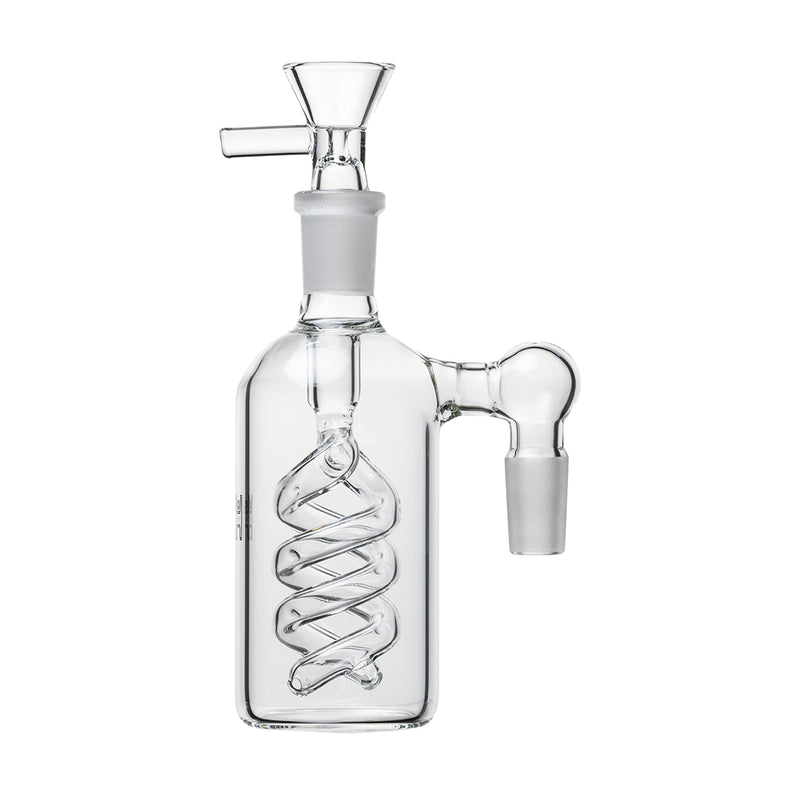 Ash Catcher Spiral Perc con Flower Bowl 14mm Human Grade