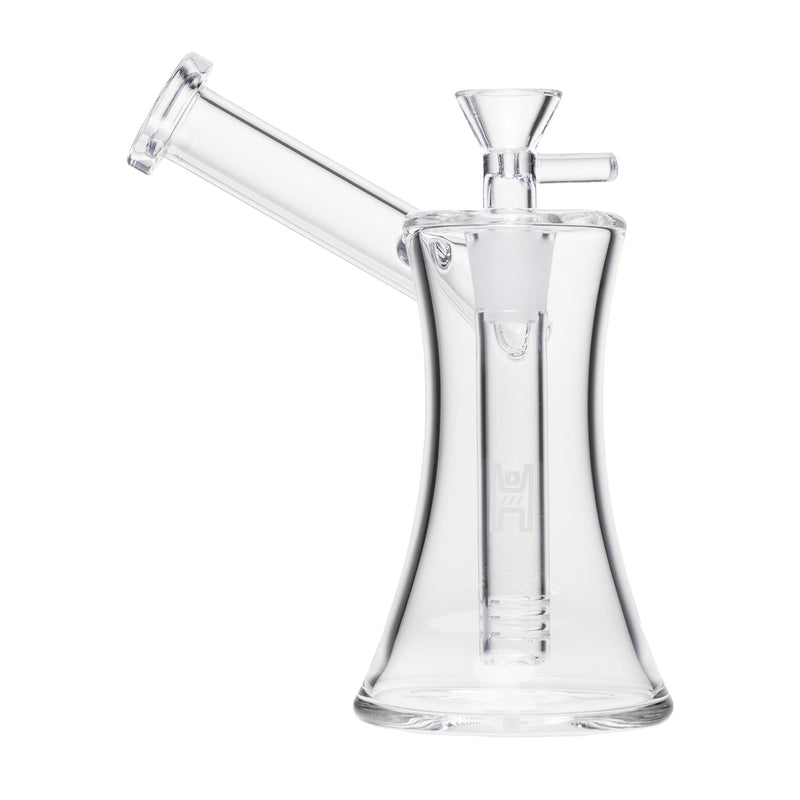 Bubbler Human Grade Hourglass Sidecar 6" con Downstem