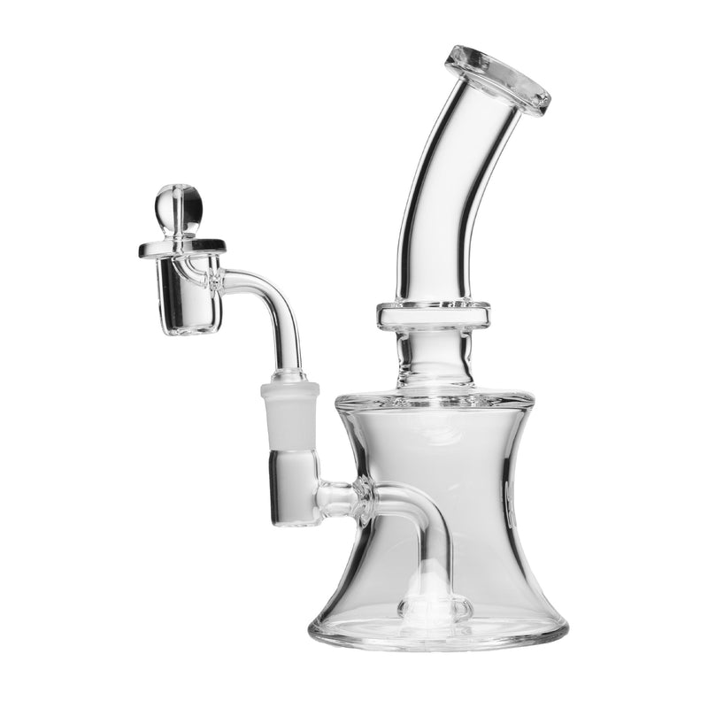 Dab Rig Oil Can de 8" con Banger de Cuarzo 14mm
