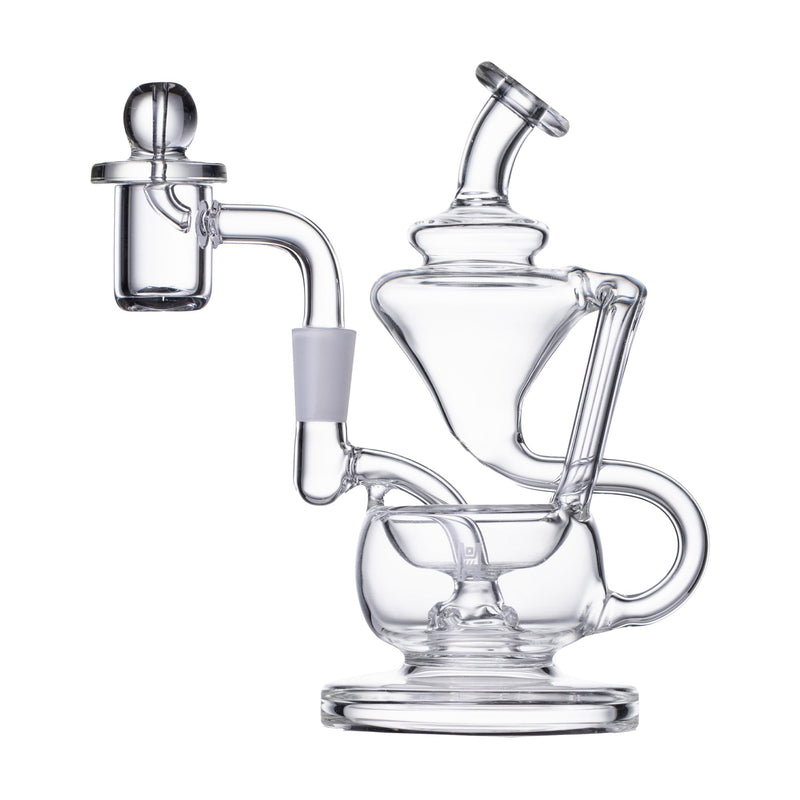 Dab Rig Recycler Compacto de 5" en Borosilicato
