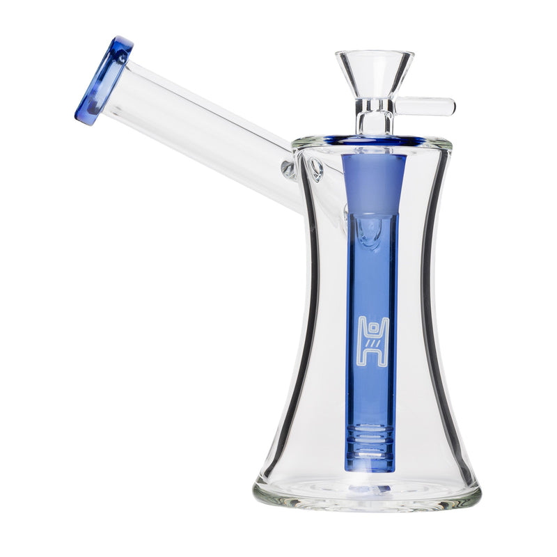Bubbler Human Grade Hourglass Sidecar 6" con Downstem
