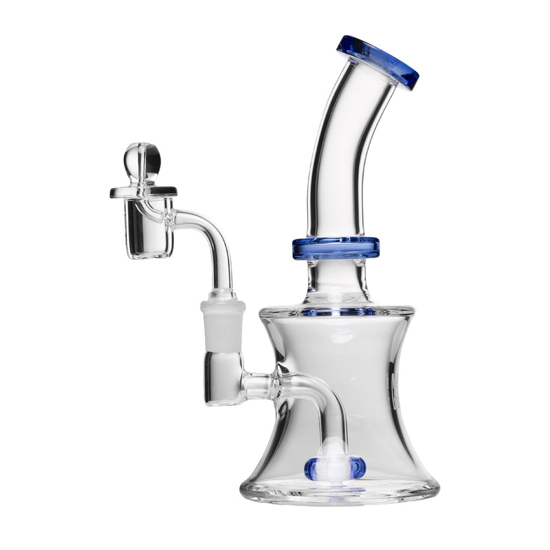Dab Rig Oil Can de 8" con Banger de Cuarzo 14mm