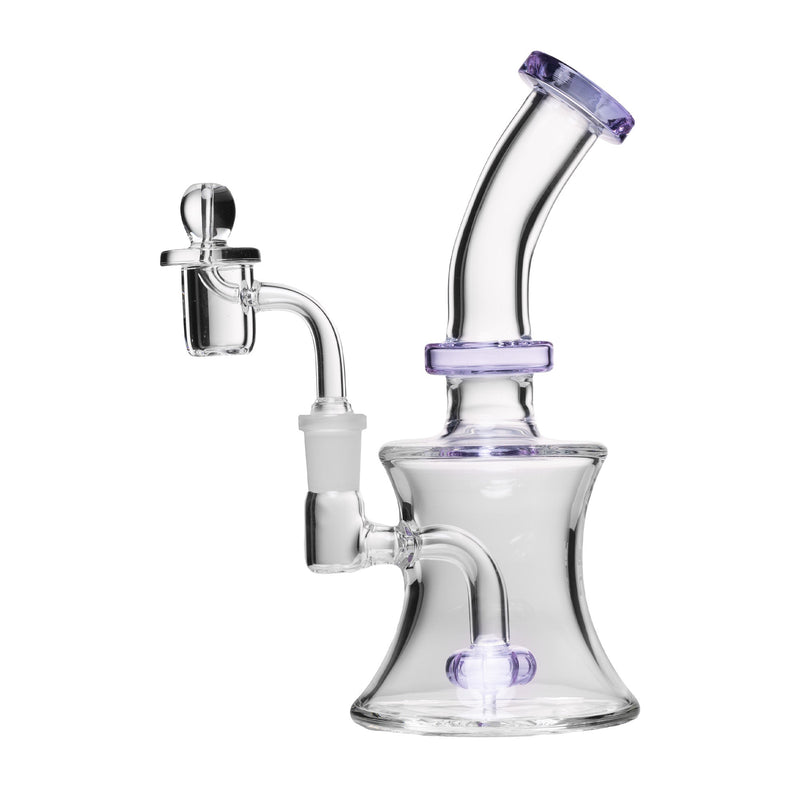 Dab Rig Oil Can de 8" con Banger de Cuarzo 14mm