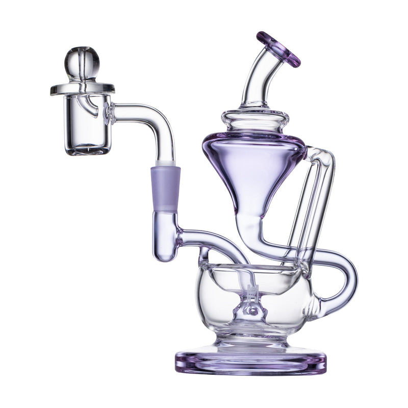 Dab Rig Recycler Compacto de 5" en Borosilicato