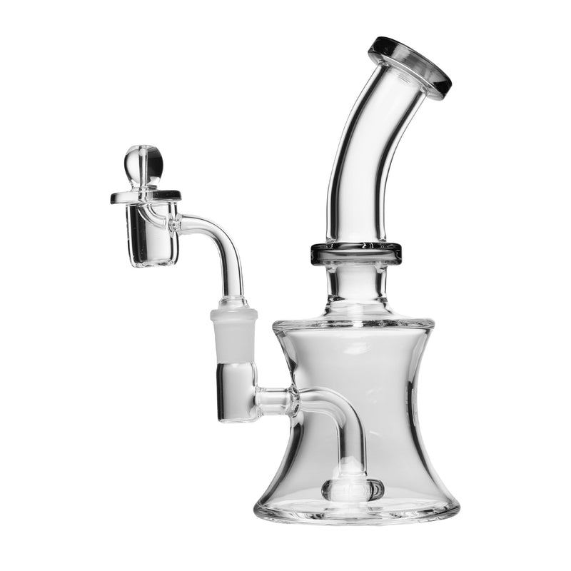 Dab Rig Oil Can de 8" con Banger de Cuarzo 14mm