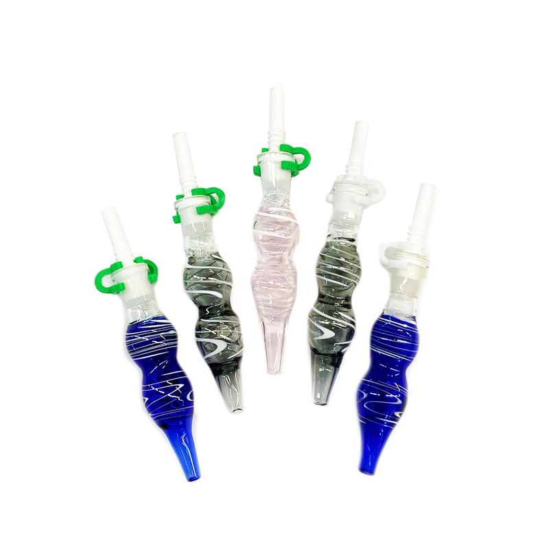 Nectar Collector de Vidrio Wig Wag 5" Compacto Artesanal