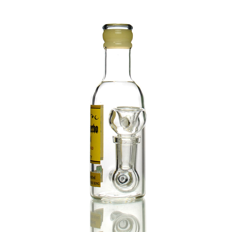 Pipa Novedosa Figura Botella de Licor en Vidrio