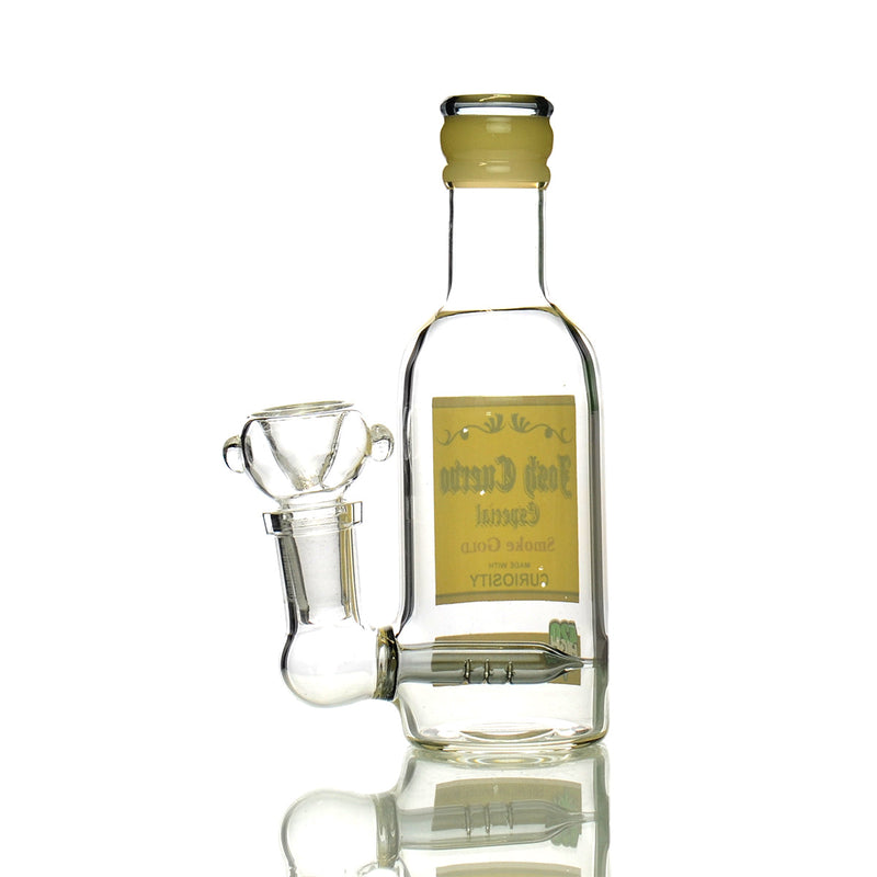 Pipa Novedosa Figura Botella de Licor en Vidrio