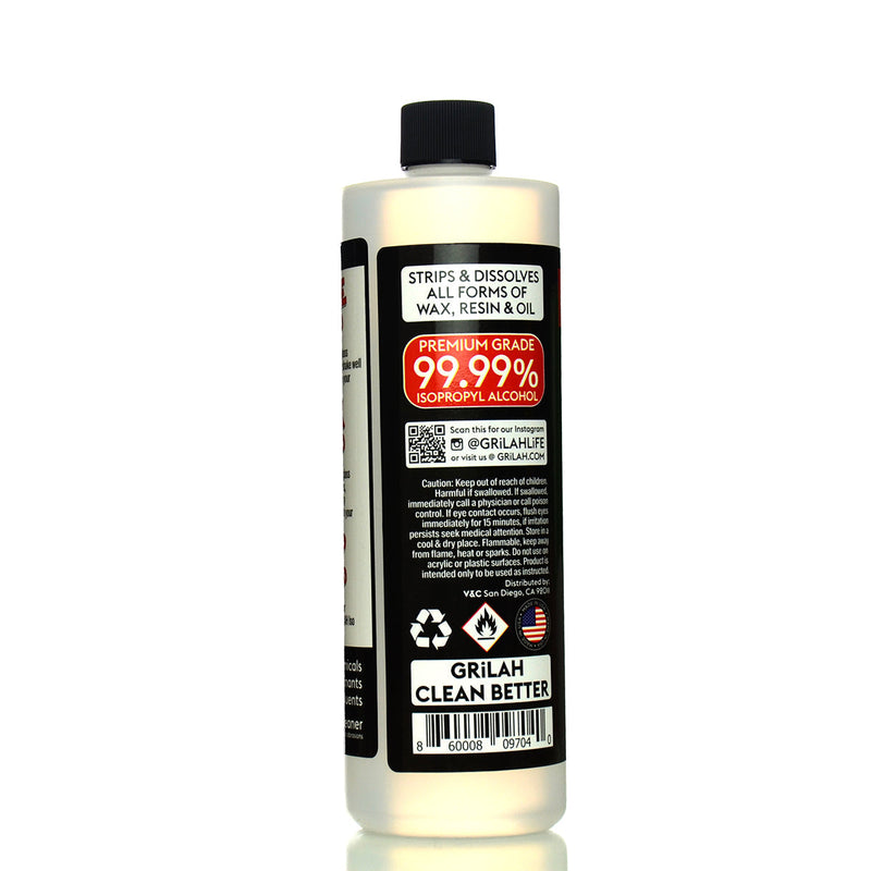 Limpiador para Bong Isopropílico XL 99% 16oz