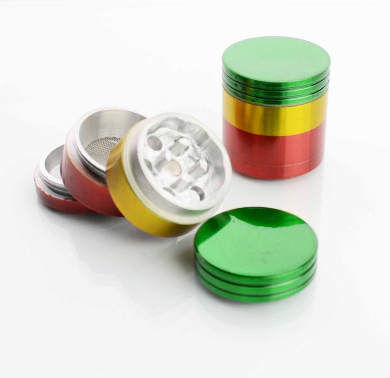 Grinder Metálico Rasta Smokerolla 4 Piezas