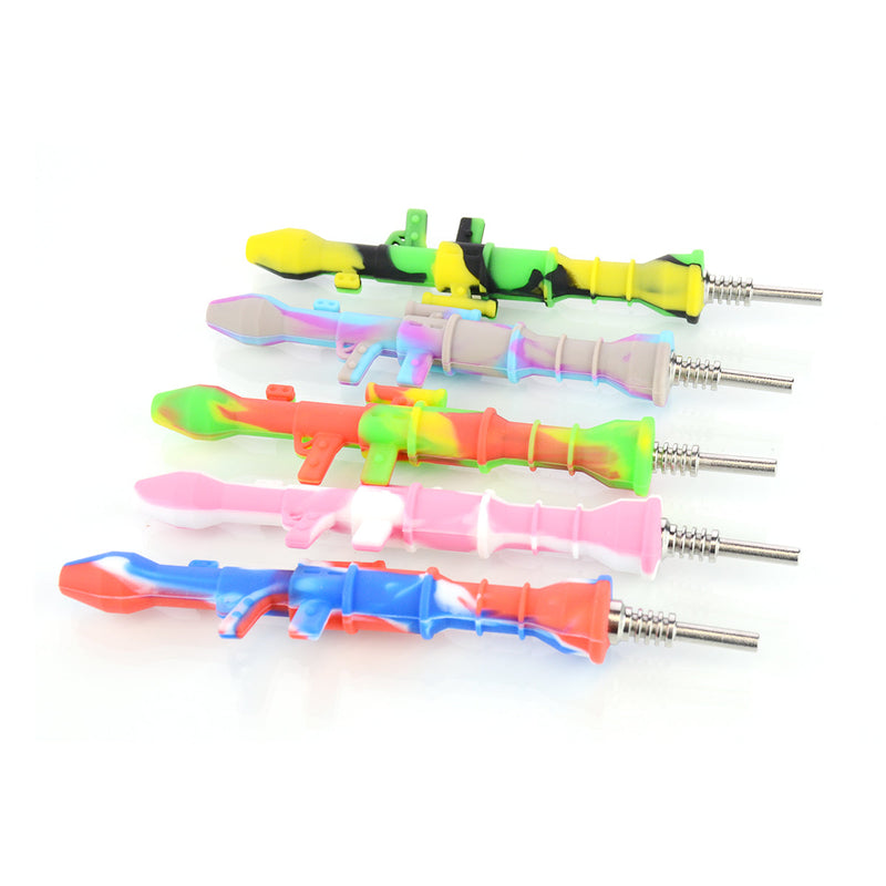 Nectar Collector de Silicona Shotgun con Nail de Titanio