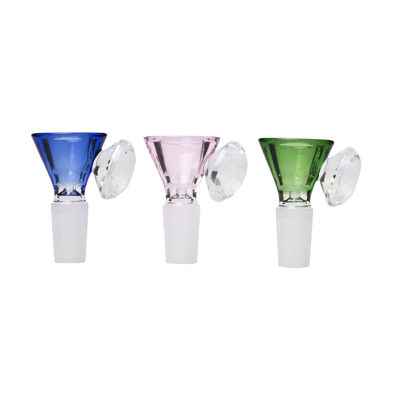 Bowls de Vidrio con Mango 14mm Macho (Set x3)