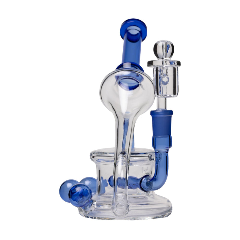 Dab Rig Recycler de 7.5" con Triple Marble en Vidrio