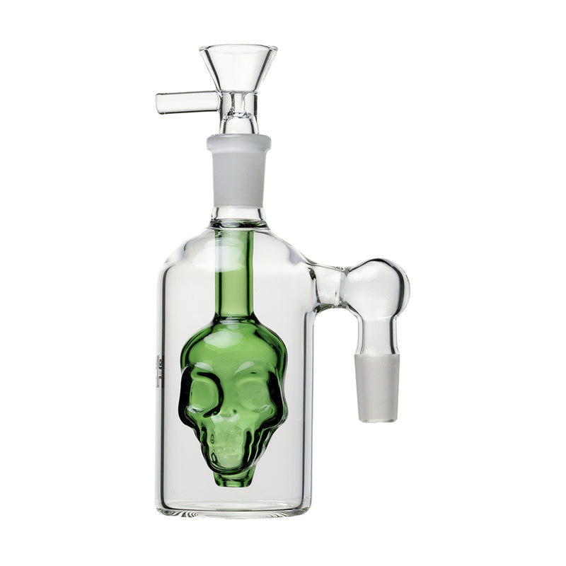 Ash Catcher Skull Perc de Vidrio Human Grade para Bong