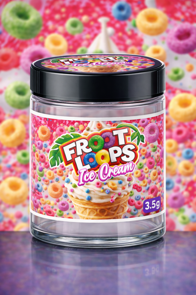 Frascos Herméticos con Estampado de Arte, Diseno V