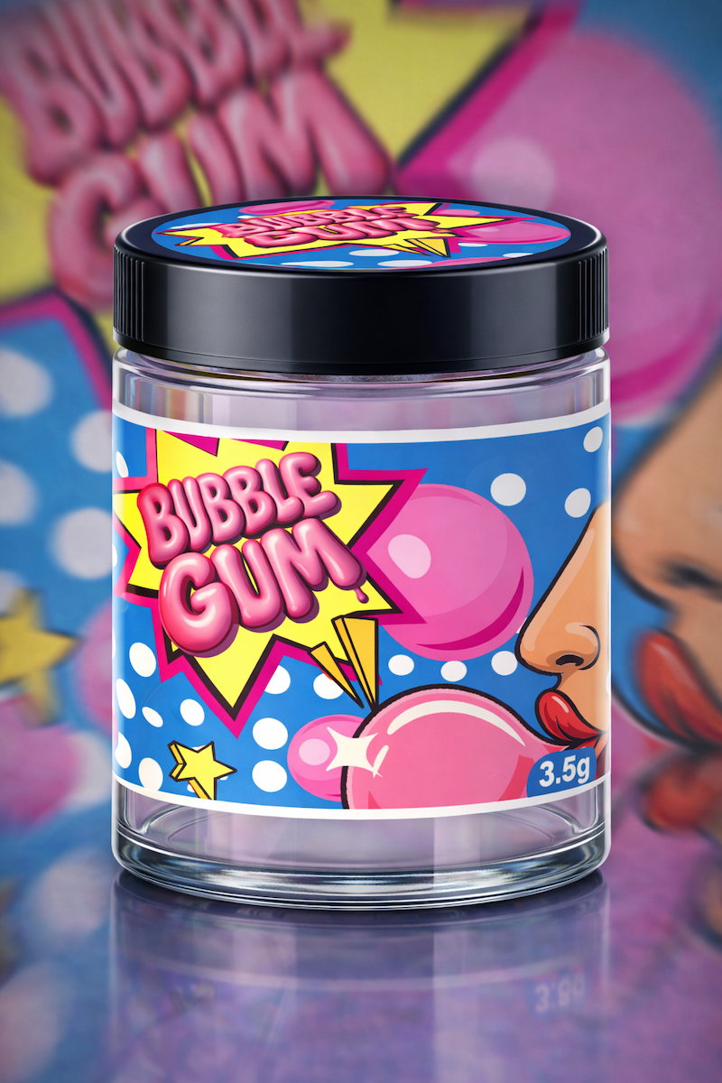Frascos Herméticos con Estampado de Arte, Diseno B