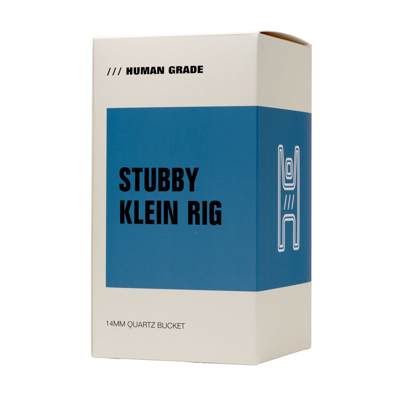 Dab Rig Recycler Stubby Klein de 7.5" en Vidrio