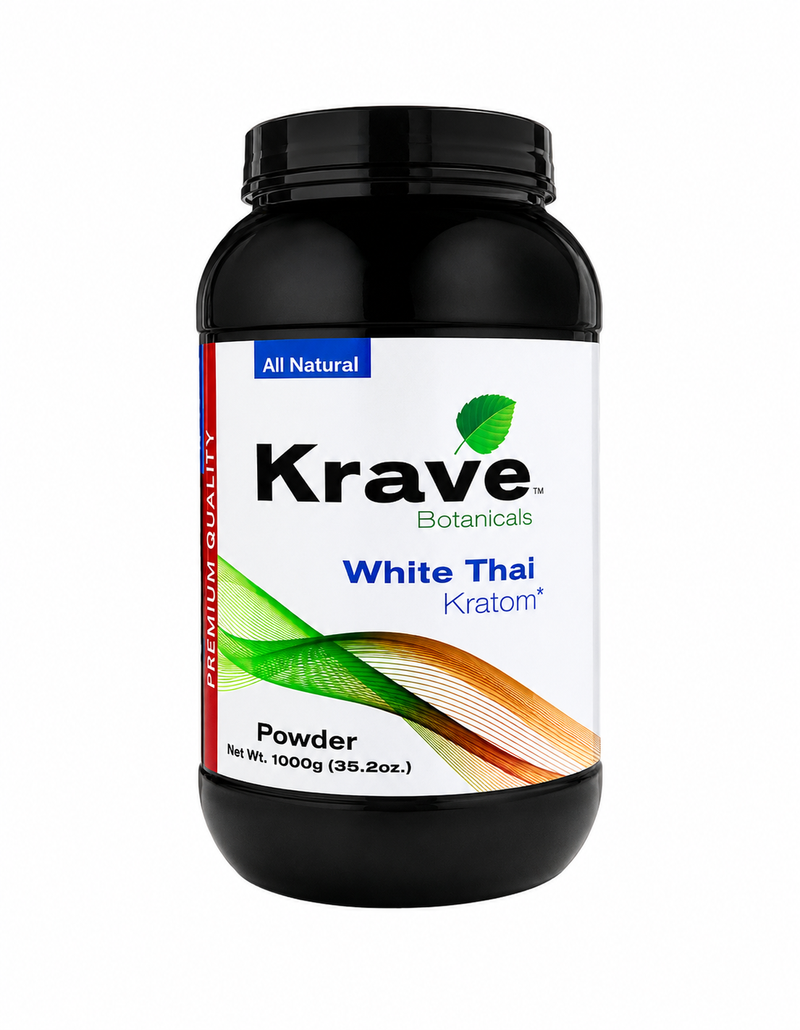 Krave White Thai Kratom 1000G