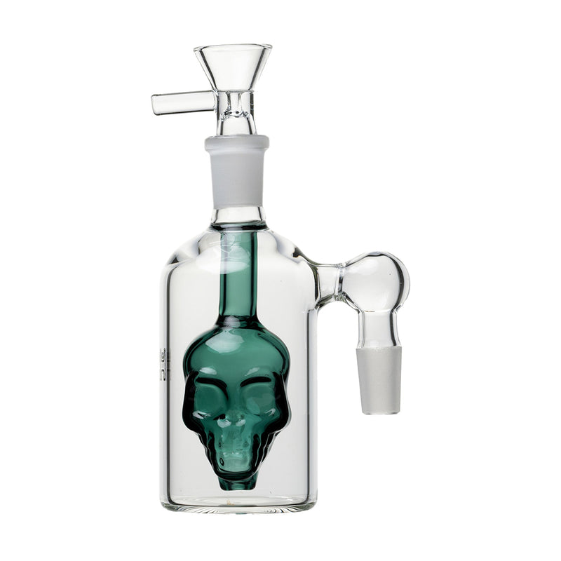 Ash Catcher Skull Perc de Vidrio Human Grade para Bong
