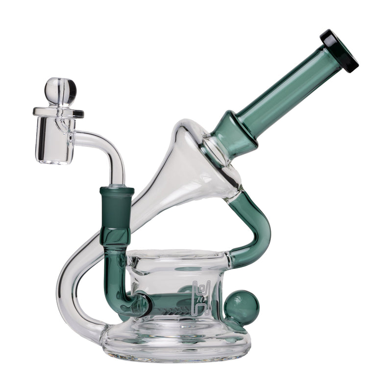 Dab Rig Recycler de 7.5" con Triple Marble en Vidrio