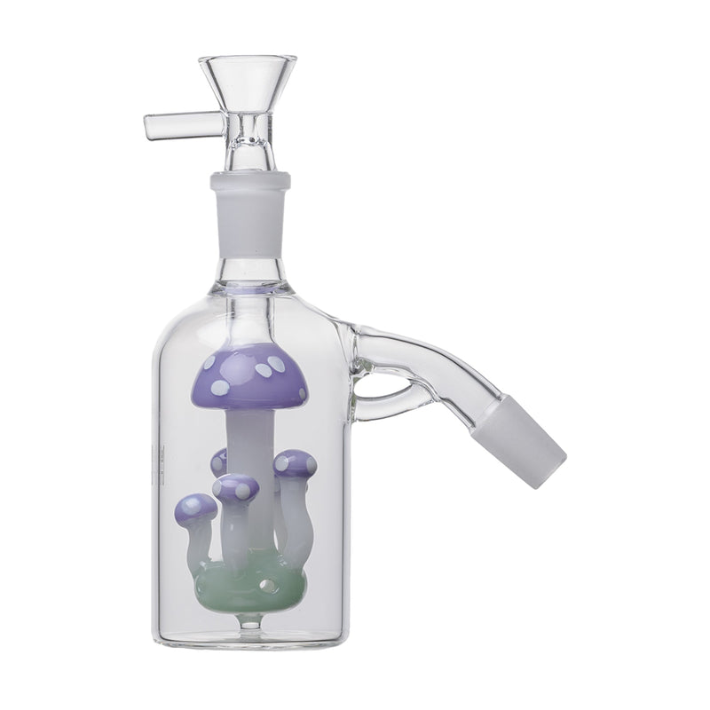 Ash Catcher Shroom Perc de Vidrio con Bowl 14mm Human Grade