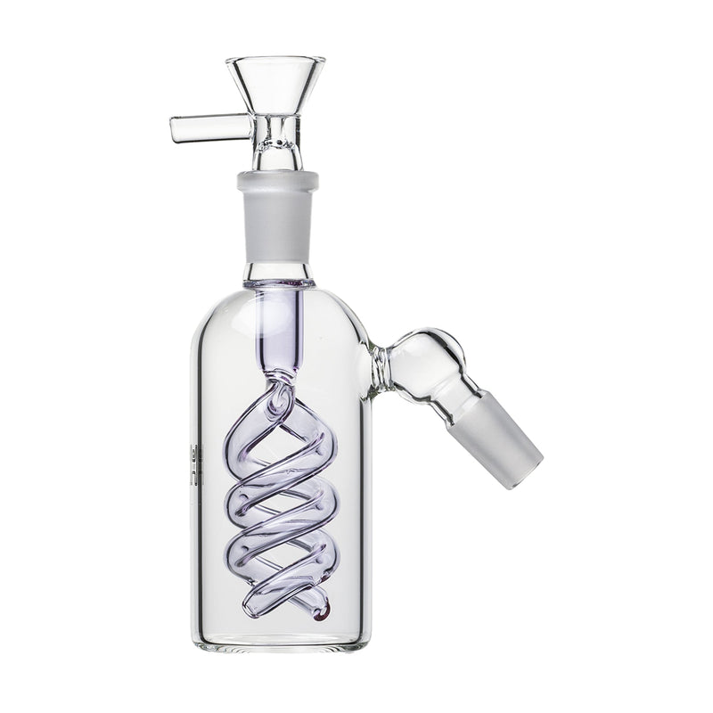 Ash Catcher Spiral Perc con Flower Bowl 14mm Human Grade