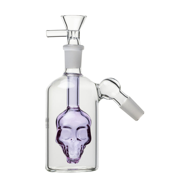 Ash Catcher Skull Perc de Vidrio Human Grade para Bong