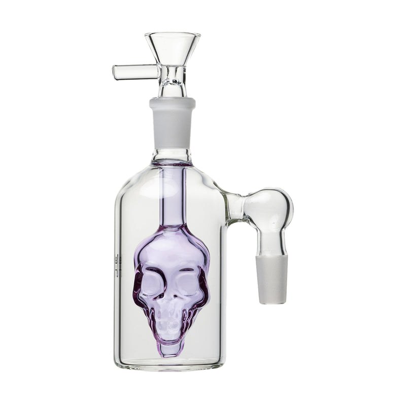 Ash Catcher Skull Perc de Vidrio Human Grade para Bong