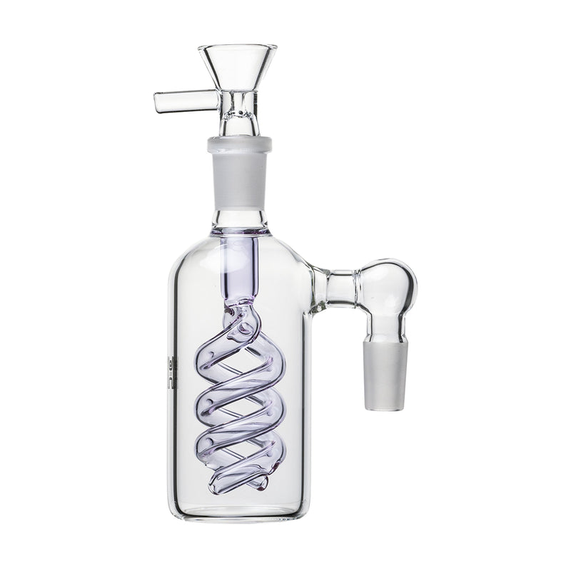 Ash Catcher Spiral Perc con Flower Bowl 14mm Human Grade