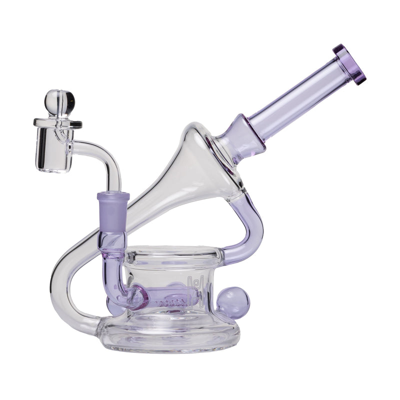 Dab Rig Recycler de 7.5" con Triple Marble en Vidrio