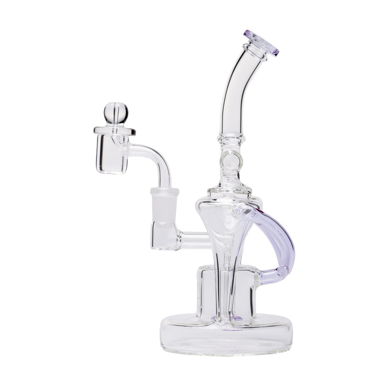 Dab Rig Recycler Dual Uptake en Vidrio de Borosilicato