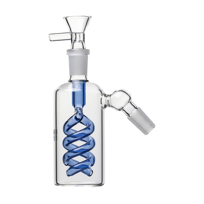Ash Catcher Spiral Perc con Flower Bowl 14mm Human Grade