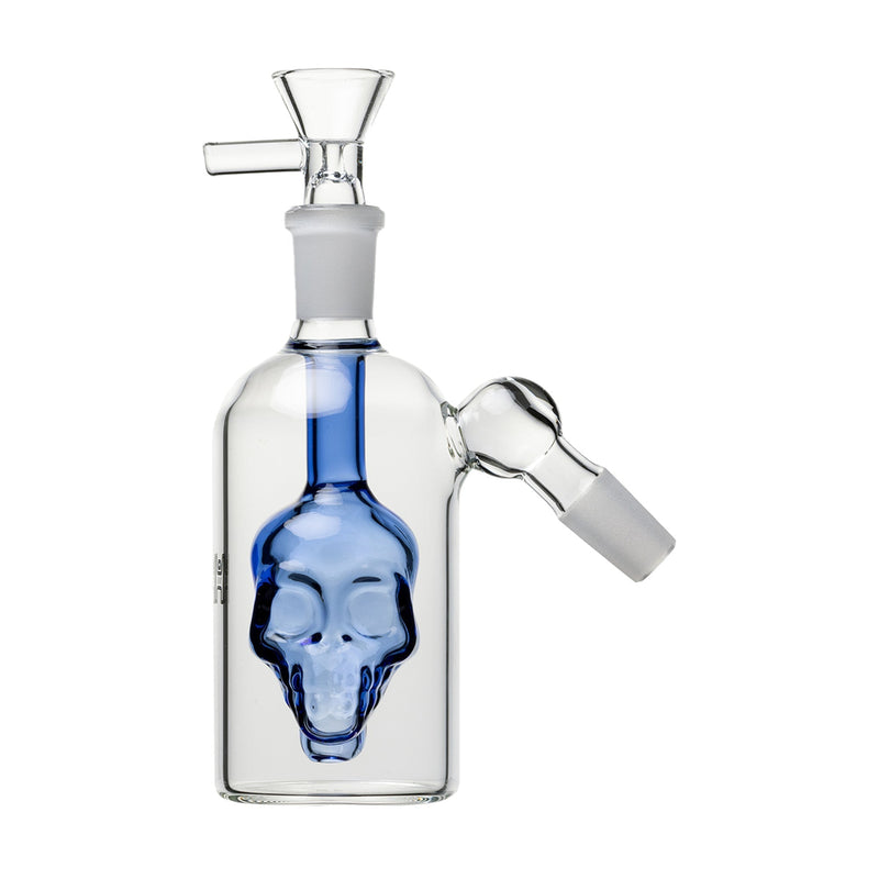 Ash Catcher Skull Perc de Vidrio Human Grade para Bong