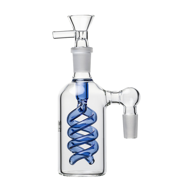 Ash Catcher Spiral Perc con Flower Bowl 14mm Human Grade
